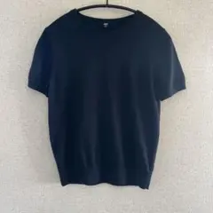 ユニクロ UVカットクルーネックセーター半袖 Mサイズ