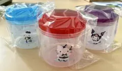 サンリオ　Happyくじ　D賞キャニスター　シナモン、キティ、クロミ　3個セット