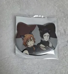 文スト 中原中也＆芥川龍之介 ナンジャタウン 猫型缶バッジ - メルカリ