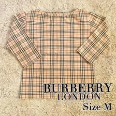 ⭐️BURBERRY LONDON⭐️ ノバチェック 七分袖トップス Mサイズ