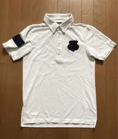 KAPPA カッパゴルフドット柄半袖ボタンダウンシャツ M