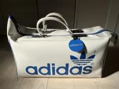 【私の店様専用】adidas ボストンバッグ ホワイト/ブルー