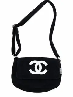 CHANEL パイル地 ショルダーバッグ 블랙