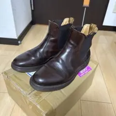 Dr. Martens サイドゴアブーツ ブラウン