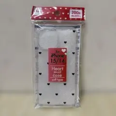 ハートモチーフケース　iPhone15/14