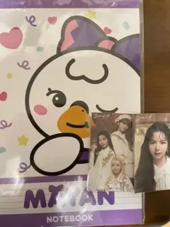 NiziU マヤ　オンラインくじ　ノート　ステッカー