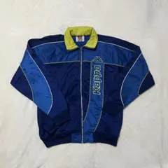Kappa トラックジャケット L ネイビー/イエロー