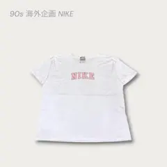 海外限定 NIKE ラメ加工プリント 希少 Tシャツ XL 男女兼用 アーカイブ