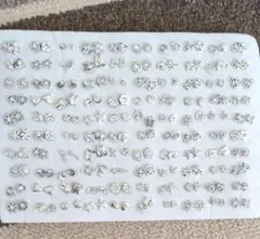 【新品未使用】ピアスセット　金属アレルギー　樹脂ピアス　200点　シルバー