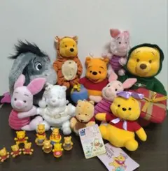 くまのプーさん まとめ売り ぬいぐるみ Poohディズニーリゾートレトロ