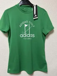 新品　Sサイズ　レディース　アディダス ゴルフ 半袖モックネックシャツ
