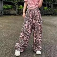 ヒョウ柄 レディ ZUMBAウェア カーゴパンツ新品