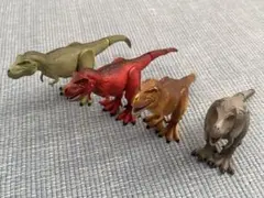 タカラトミー　アニア　ティラノサウルス　4体セット　恐竜　①