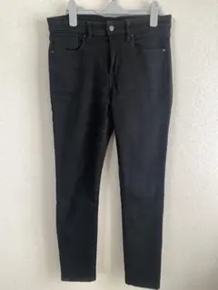 UNIQLO ヒートテックウルトラストレッチハイライズジーンズ ２８ ブラック