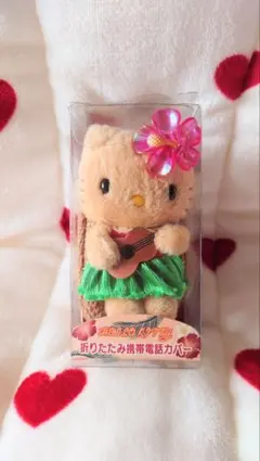 ♡激レア☆ウクレレ持ってるキティ&ダニエル☆ガングロ日焼けキティ（M）☆2002 希少 ガングロ 日焼けキティ ハワイ 2002 麻 ウクレレ ハイビスカス