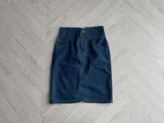 【最終価格】デニムスカート　タイトスカート　膝丈スカート