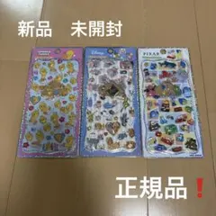 プチドロップステッカー　ルーニーテューンズ　ピクサー　ダンボ　ディズニー　3種