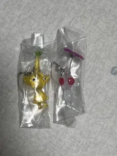 ピクミン　めじるしチャーム　黄ピクミン　白ピクミン ガチャガチャ