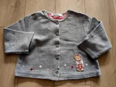 familiar カーディガン 90サイズ グレー