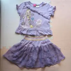 ラプンツェル Tシャツとスカートセット