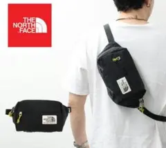 美品THE NORTH FACE ボディバッグ ブラック男女兼用　ノースフェイス