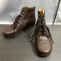 美品 Clarks レザー ショートブーツ デザートブーツ 靴 ブラウン