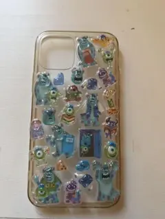 ボンボンドロップシール　モンスターズインク　スマホケース　iPhone12