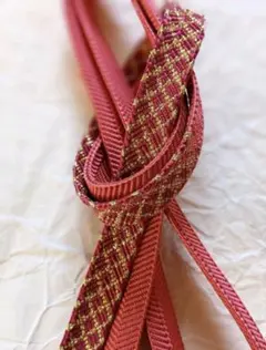 お洒落な平帯締め　新品 　最終価格