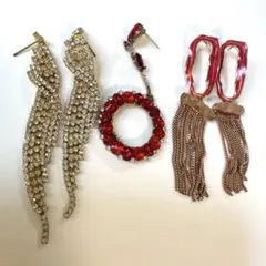 ピアス5つセット　後の留め具なし