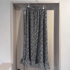《美品》FREAK'S STORE 花柄フレアスカート (F)ロングスカート