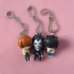 デスノート つまんでつなげてマスコット L リューク 夜神月　ボールチェーン