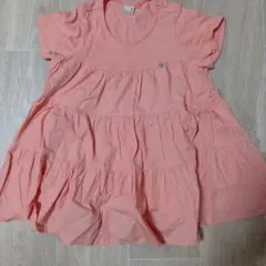 petit mainオレンジ チュニック130cm