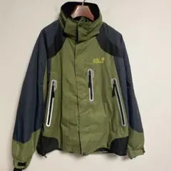 Jack Wolfskin マウンテンパーカー オリーブグリーン/ブラック XL