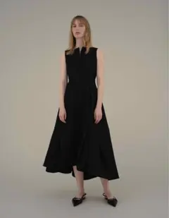 Keyneck Jacquard Dress L'AUBE BLANC