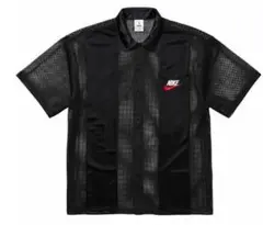 新品【黒・XL】 Supreme Nike Mesh S/S Shirt