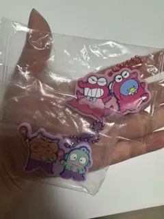 はぴだんぶい×クレヨンしんちゃん　ラバーキーホルダーセット