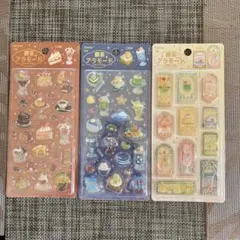 喫茶アラモード/きゅるるんシール/3枚セット/ボンボンドロップシール帳にも