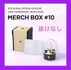 BTS MERCH BOX #10 抜け無し　マーチボックス　スノードーム