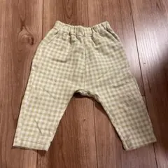 GU サマナルパンツ　10分丈　長ズボン　レギンス　80 ギンガムチェック