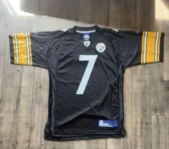 NFL スティーラーズ 7 ロスリスバーガー ゲームシャツ L NFL スティーラーズ 7 ロスリスバーガー ゲームシャツ L - メルカリ