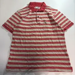 F4 NIKE ポロシャツ ボーダー レッド 胸ポケット