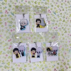 呪術廻戦　懐玉・玉折　ぷちめもっ！　アクリルキーホルダー　5個　五条悟　夏油傑