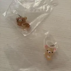 リラックマ クリアマスコットチャーム めじるしアクセサリー