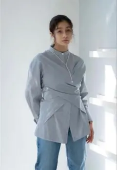 CIEL'AIR シエルエアー CACHECOEUR BLOUSE シャツ【F】のサムネイル