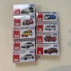 トミカ ミニカーセット 9種