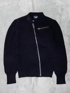 G-STAR ジースター プリント ニット ライダース ブルゾン ジャケット