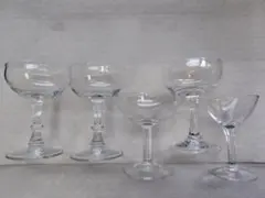 カクテルグラス 昭和レトロ　グラス　硝子　アンティーク　セット