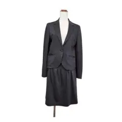 KUMIKYOKU 組曲 セレモニースカートスーツ（S~M）チャコールグレー系