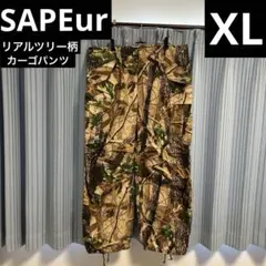 SAPEur リアルツリー柄カーゴパンツ XL M−65 CARGO PANTS