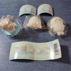 しろたん のんびりフィギュア らっこいぬ のーまる すやすや 3個セット